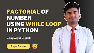 Program to Find Factorial of Any Number Using While Loop CodeWithAngel