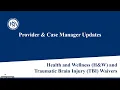 January 2026 Provider and Case Manager Webinar