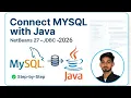 How to Connect MySQL 8 0 43 with NetBeans 27 JDBC Tutorial Step-by-Step 2025 SSSAM Academy