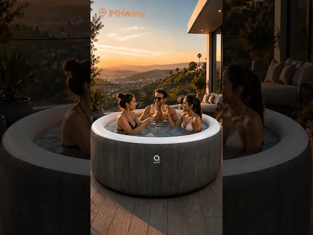 IMHome Avenli London Inflatable Hot Tub - 3 Person