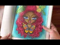 January - March 2022 finished coloring pages