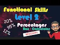 Functional Skills Maths Level 2 - Percentages revision