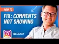 How to FIX Instagram Comments are Not Showing Easy Tutorial