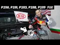 KIA OPTIMA CODE P2110 P2111 P2113 P2118 P2119 ENGINE LIGHT ON FIX