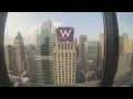Time lapse The View revolving restaurant New York