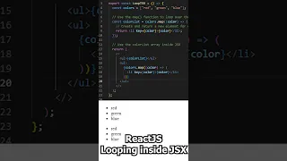 How To Loop Inside JSX React Functional Components