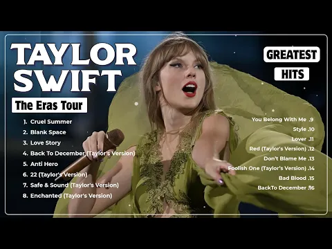 Download MP3 Taylor Swift Greatest Hits Popular Songs - Miley Cyrus Spotify Playlist 2024