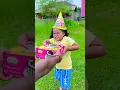 Lagu Misti and Papa fighting for cake 🧁🎂mom solve it 😱🤪❤️ #shorts #funnyshorts
