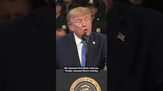 Trump touts new violent crime statistics during visit to New York police academy