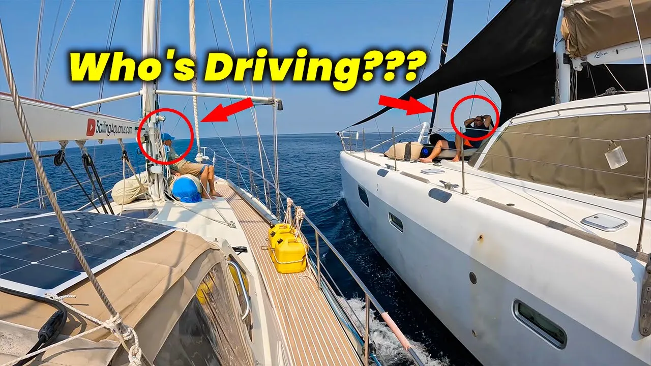 Seriously – WHO’s DRIVING??? Sailing Aquarius Ep. 136