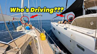 Seriously – WHO’s DRIVING??? Sailing Aquarius Ep. 136