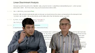 Statistical Learning 4 Py Linear Discriminant Analysis LDA I 2023