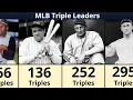 Most Triples in MLB History - All-Time Rankings