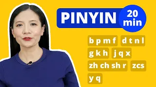 Learn Chinese Alphabet Pinyin 20 Minutes Beginner Chinese Pronunciation Lesson 