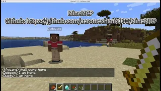 MineMCP LLM-Driven Minecraft Agents in Python