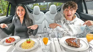 حولنا سيارتنا ل مطعم آخر مر ة 