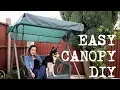 How to Make a Swing Chair Canopy The Carpenter s Daughter