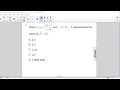 AP Calc AB Linear Approximation Q4