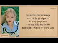 TWICE When We Were Kids Easy Lyrics