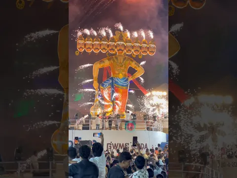 Indian's Biggest Ravana Dhanam at Warangal Ursu Gutta 2026 | Ravana Dahanam 2026 #Ravandahan2026