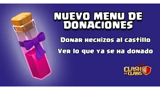 Donacion de hechizos en  Clash of Clans