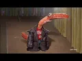 Smiling friends Shrimp cool new attire