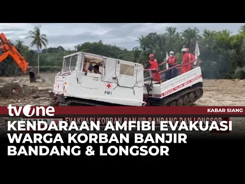 PMI Turunkan Kendaraan Amfibi untuk Evakuasi Warga di Agam