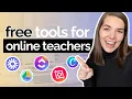 5 FREE Tools EVERY Online Teacher Should Be Using Free Teach Online Setup Tools