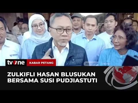 Mendag Blusukan di Pasar bersama Susi Pudjiastuti