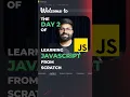 Variables in JavaScript - Day 2 of Learning JavaScript from Scratch