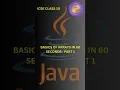 ICSE CLASS 10 Basics of Arrays in 60 Seconds PART 1