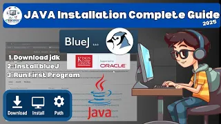 Install JDK BlueJ in 2025 Run Your First Java Program Step-by-Step for Beginners Techshpere