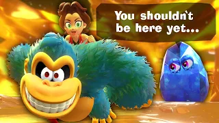Donkey Kong Bananza but I keep doing Speedrun skips apparently