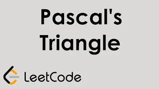 LeetCode - Pascal s Triangle Solution Explained Python