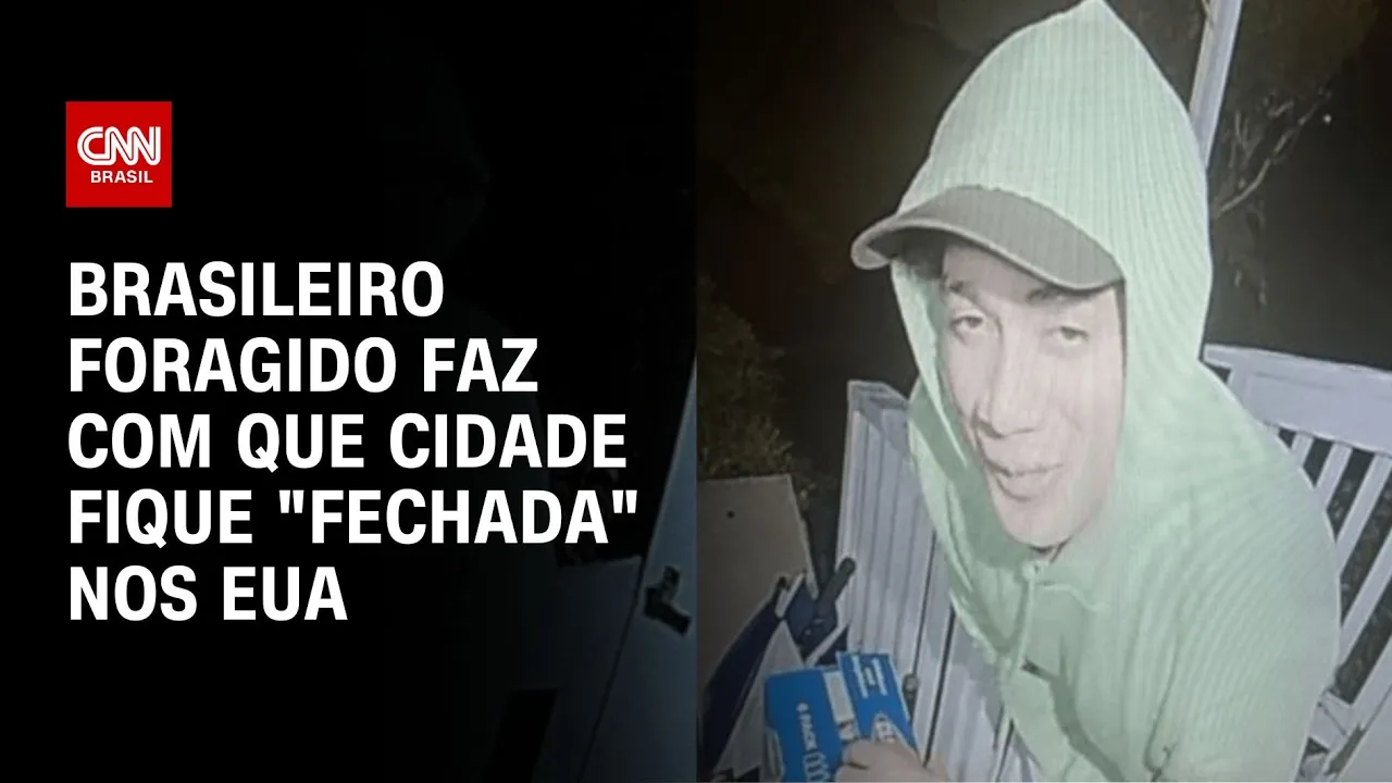 Brasileiro foragido faz com que cidade fique "fechada" nos EUA | CNN NOVO DIA