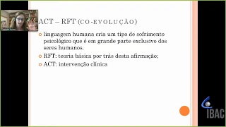 RFT e ACT: Explicação e Tratamento da Ansiedade