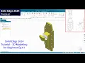 Solid Edge 2024 tutorial - 3D Modeling for Beginner Ep 61