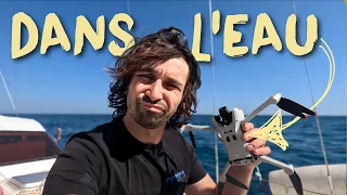 Mon drone est MORT 💀… et je l’ai regardé couler 😭 (Voyage en voilier Coraille II)