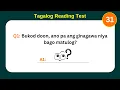 Tagalog Reading Test 31 Boost Fluency Comprehension with This Quiz