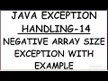 NegativeArraySizeException Example in java