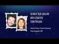 Mary Grygleski and Fabio Tiriticco - Retrofit Your Java App with a Reactive Flow Pipeline
