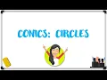Conic Sections Circles Explained Graphing Writing Hyperbola Equations