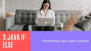 3 Java if-else HackerRank Java