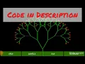 fractal tree in c c