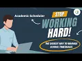 Academic Scheduler Complete Setup in 5 Minutes