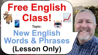 Let S Learn English Topic New English Words And Phrases Lesson Only 