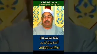 وحشر لسليمان جنوده من الجن والإنس والطير رائعة الشيخ الطبلاوي تلاوة مرئية سورة النمل المباركة 