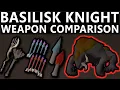 OSRS BASILISK KNIGHTS - BEST WEAPON TO USE