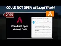 Fix Could Not Open x64a rpf FiveM 100 Working Solution