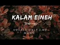 Sherine - Kalam Eineh (Vocals Only)